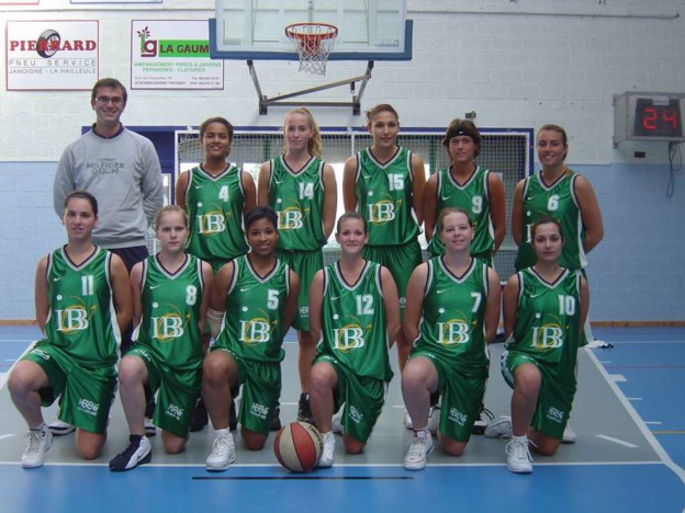 Ganshoren, vainqueur de la Coupe AWBB (photo: http://ganshorendamesbasket.freesbe.fr)