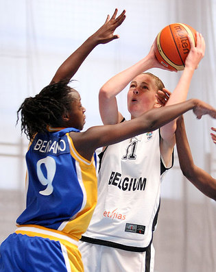 Emma Meeseman, 31 d'évaluation mercredi soir (photo: FIBA Europe.com)