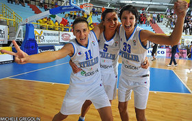 La joie italienne fait moins rire les Belges (photo: FIBA Europe/Michele Gregolin)