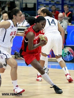 Alisha Tatham en action au Mondial (photo: FIBA.com)