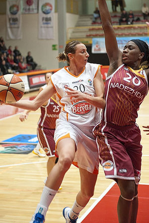 Laura Macchi, sous le maillot de Schio (photo: FIBA Europe.com)