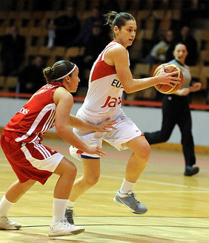 Fin de l'aventure européenne pour Marjorie Carpréaux (photo: FIBA Europe.com)