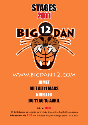 Gagnez un stage Big Dan du 7 au 11 mars à Jumet