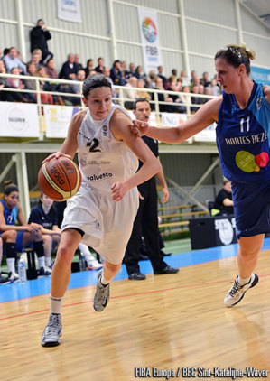 Freya Mertens (SKW) contre Nantes (photo: FIBA Europe/SKW)