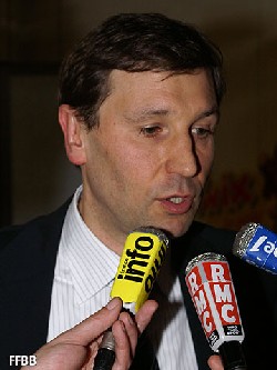 Jacques Commères, le nouveau patron des Bleuese (photo: FFBB)