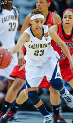 Layshia Clarendon draftée par Indiana (photo: calbears.com)