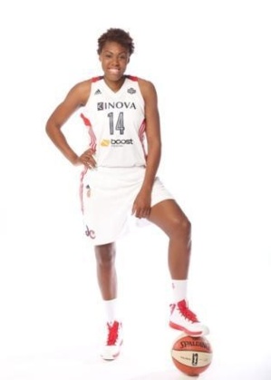 Drey Mingo sous le maillot de Washington Mystics (photo: monumentalnetwork.com)