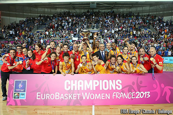 L'Espagne championne d'Europe (photo: FIBA Europe/Castoria/Bellenger)