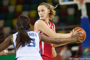 Maryia Papova à l'Euro U20 (photo: FIBA Europe.com)