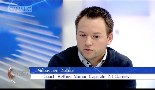 TV - Canal C est revenu sur la Coupe de Belgique avec Sébastien Dufour (Namur)