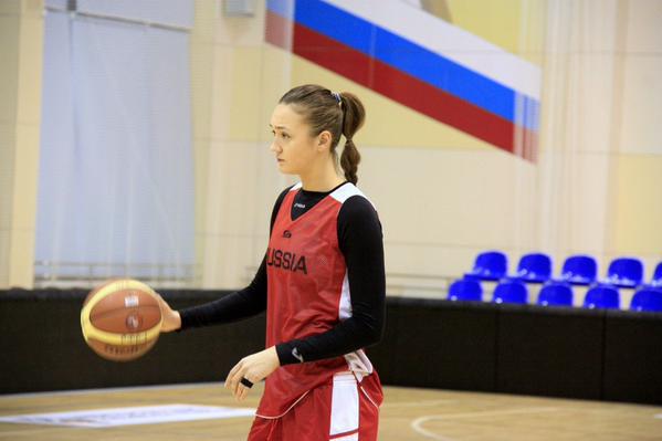 Anastasia Logunova à l'Euro aussi (photo: russiabasket.ru)