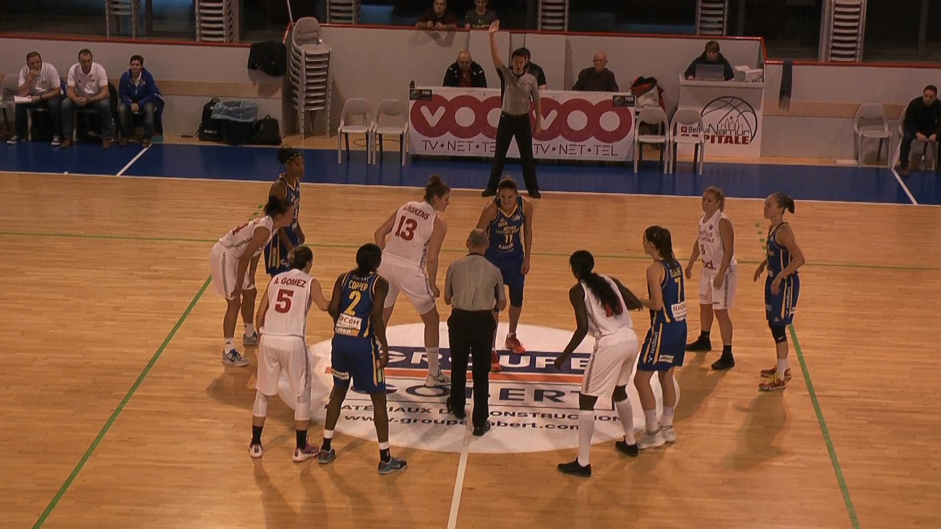 Mithra Castors Braine domine Belfius Namur 46-83 !