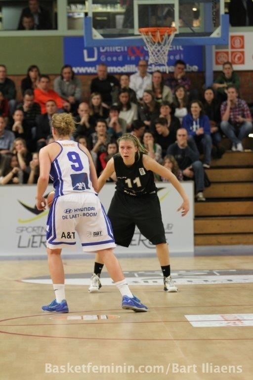 Sara Leemans et SKW attendent KaBo de pied ferme (photo: Bart Iliaens)