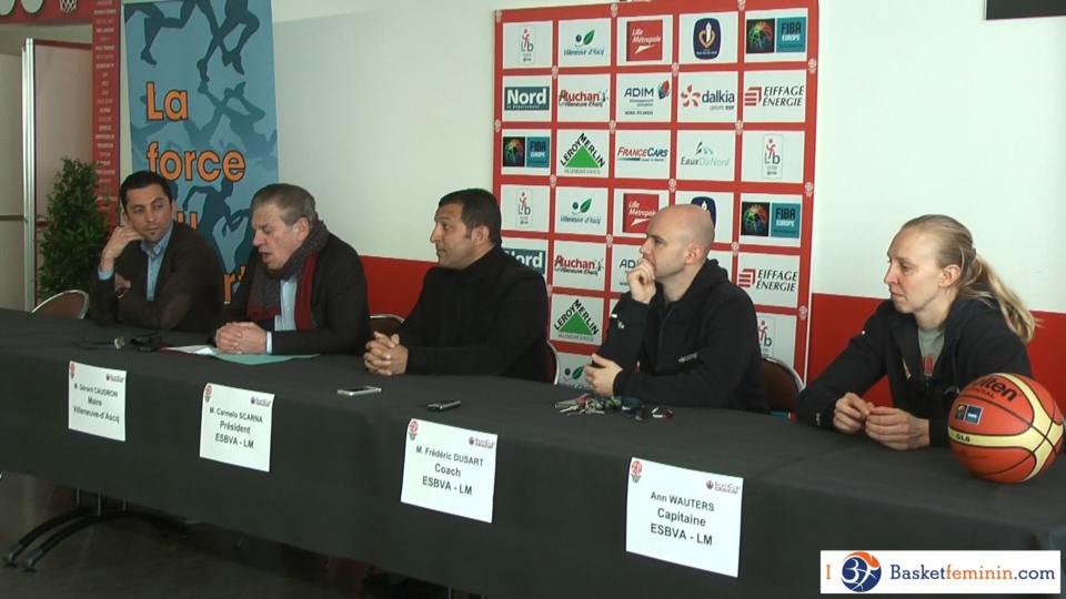 Eurocup - J-2 - Fred Dusart (ESBVA): "non, nous ne sommes pas favoris"