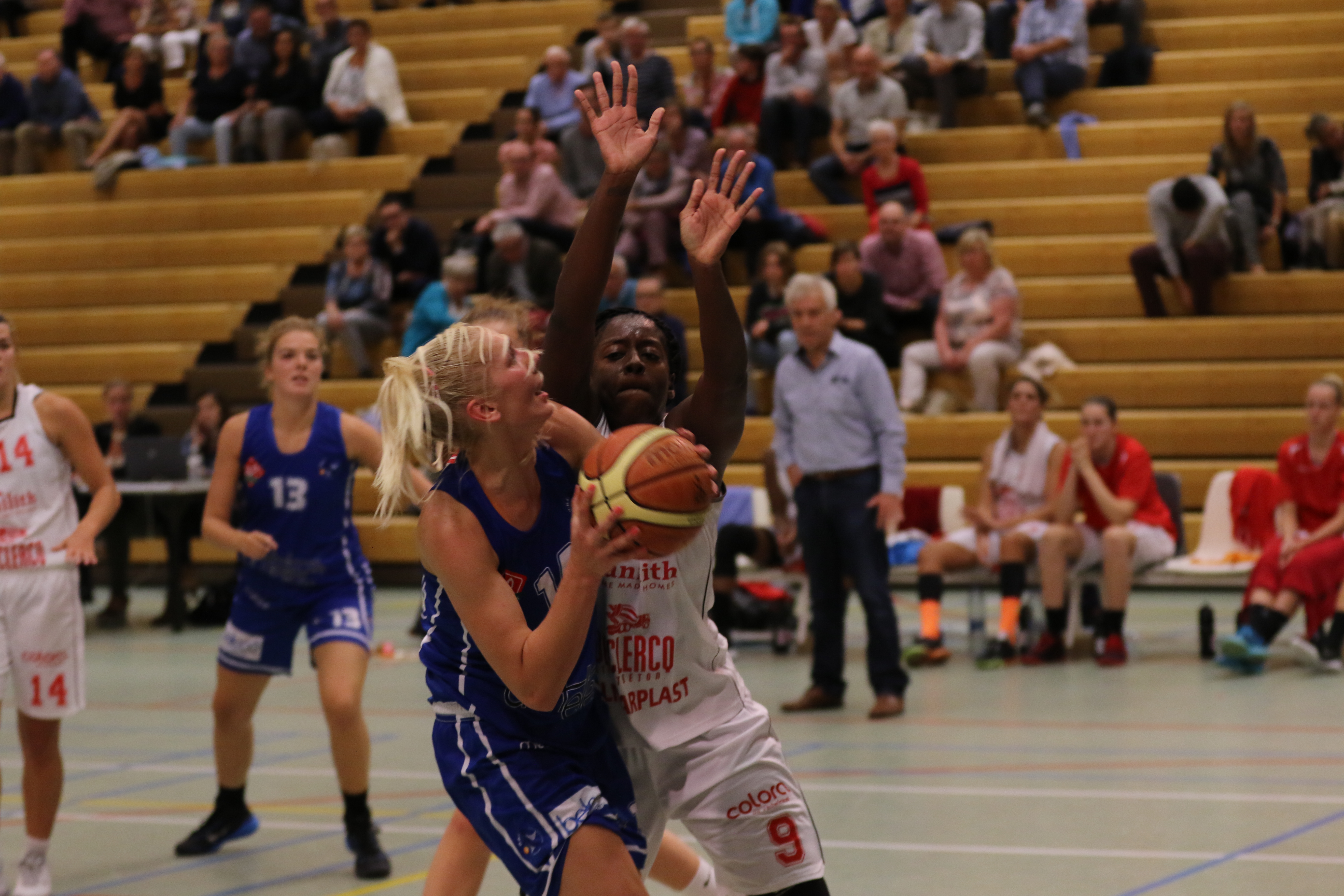 Shanavia Dowdell a fait barrage (photo: Eddy Lippens)