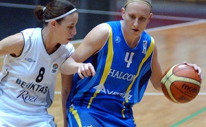 Anke De Mondt au Final Four de l'Euroligue