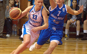 L'Estonienne Merike Anderson à Castors Braine