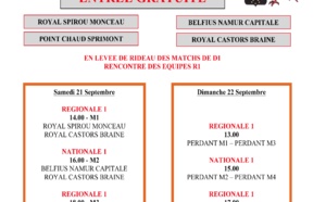 La deuxième édition du Tournoi des 4 Wallons à Monceau les 21 et 22 septembre