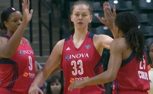 Emma Meesseman en impose avec Washington Mystics, vainqueur à Indiana