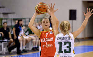 Eva Devliegher, 5e de l'Euro avec les U18, point guard, sans club