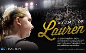 Lauren Hill: "ne dites jamais que c'était mon dernier match, mais bien mon premier en NCAA"