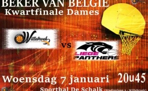 Coupe de Belgique - Basket Willebroek face à Liège Panthers pour une place en demi